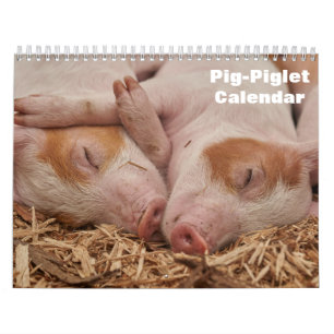 Kalender för 2025 Gris-Piglet