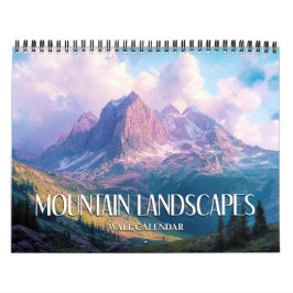 Kalender för 2026 - bergslandskap