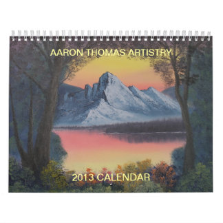 Kalender för Aaron Thomas Artistry 2013