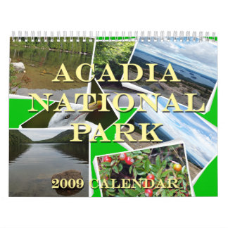Kalender för Acadianationalpark 2009