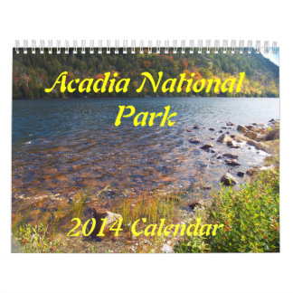 Kalender för Acadianationalpark 2014
