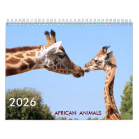 Kalender för afrikanska djur