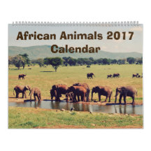 Kalender för afrikanska djur