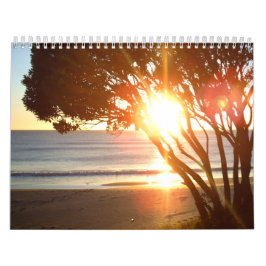 Kalender för ändlösa oceanvyer