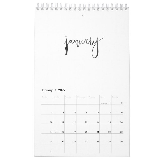 Kalender för anpassningsbar 2015 (Jan 2027)