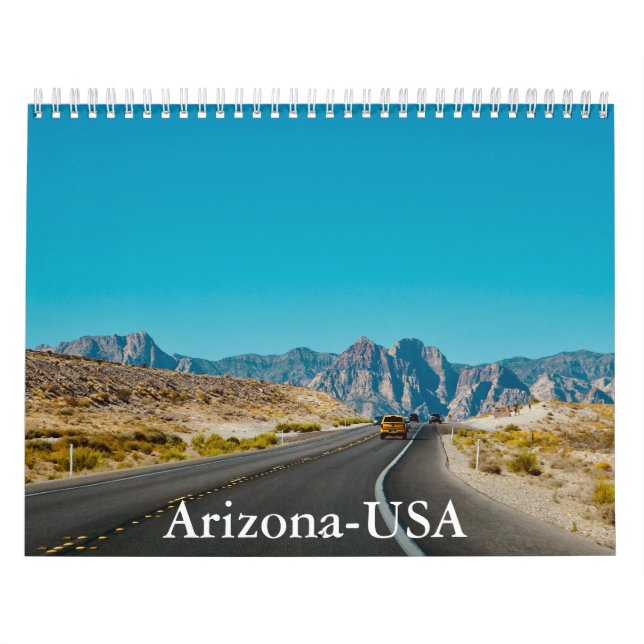Kalender för Arizona-USA (Omslag)