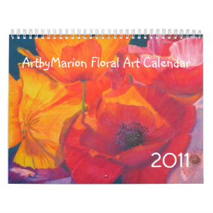 Kalender för ArtbyMarion blom- konst 2011