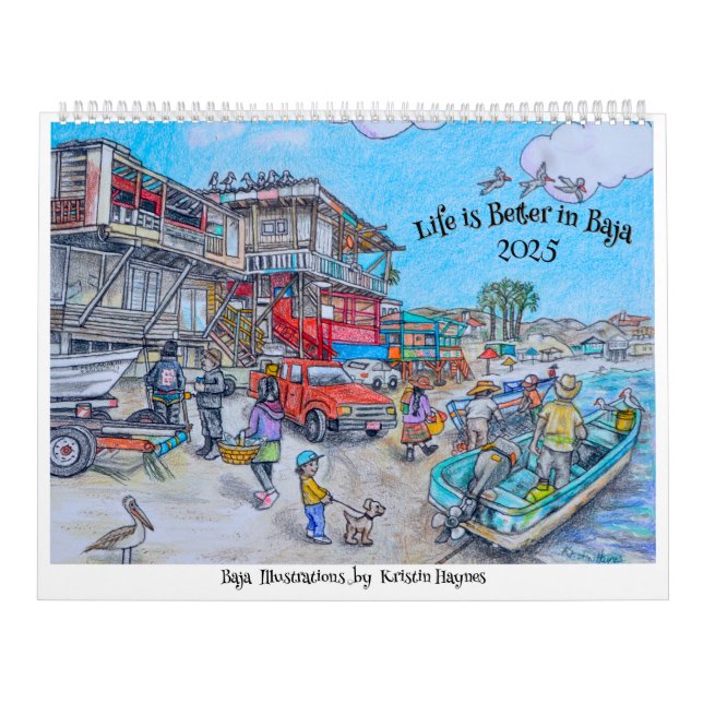 Kalender för Baja Illustrations (Omslag)