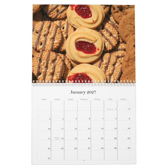 Kalender för bakelser 2012 (Jan 2027)