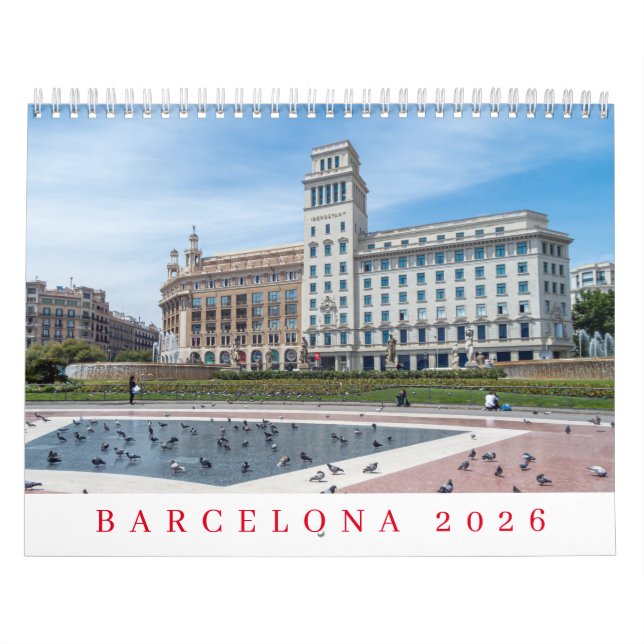 Kalender för Barcelona 2026 (Omslag)