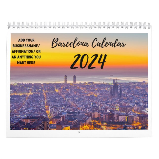 Kalender för Barcelonaanpassadet (Omslag)