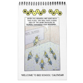 Kalender för biapis "Välkommen till Bee School"