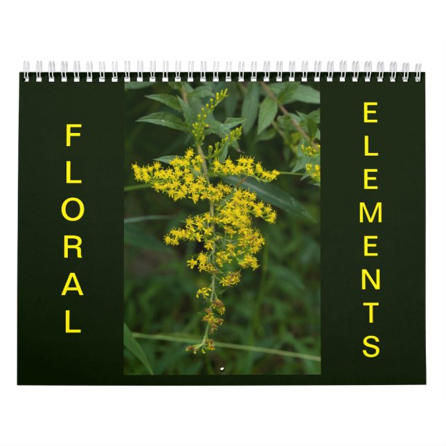 Kalender för blommigt Inslag (Omslag)