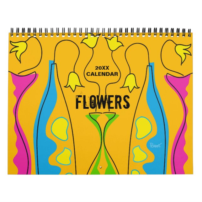 Kalender för blommor (Omslag)
