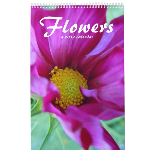Kalender för blommor 2012 (Omslag)