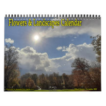 Kalender för blommor och landskap!