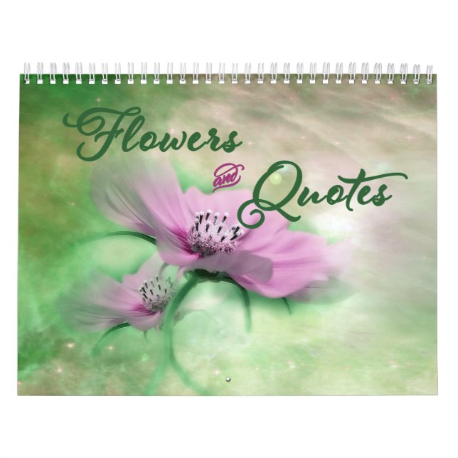 Kalender för blommor och offertfönster (Omslag)
