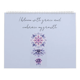 Kalender för blooming av serenity Mandala