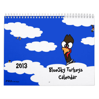 Kalender för BlueSky kalkoner 2013