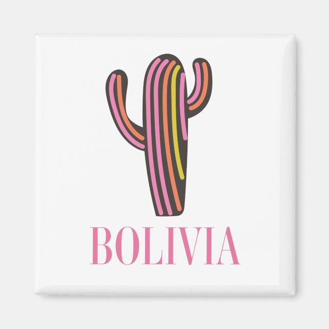 Kalender för bolivia-affisch-affisch magnet (Framsidan)
