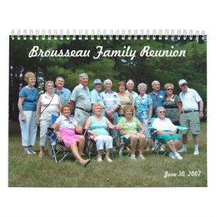 Kalender för Brousseau familjmöte