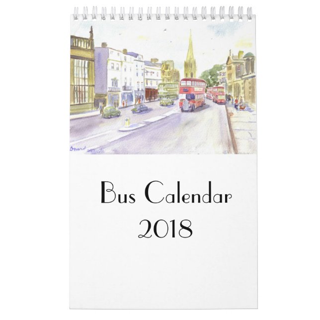 Kalender för Buss 2019 (Omslag)