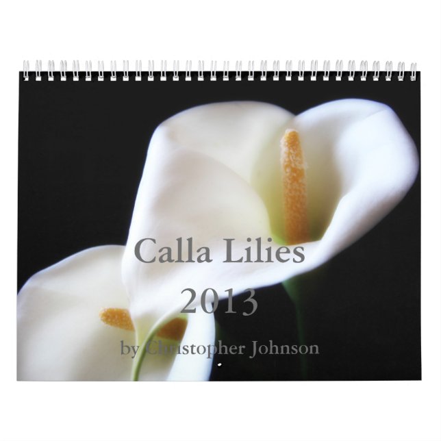 Kalender för Callalilja 2013 (Omslag)