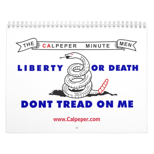 Kalender för Calpeper® amerikanpatriot (Omslag)