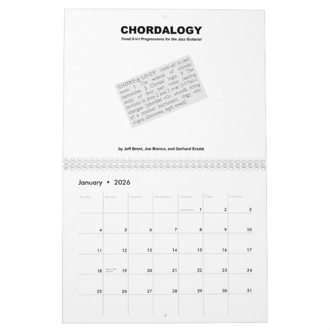 Kalender för Chordalogy 2014 (Jan 2026)