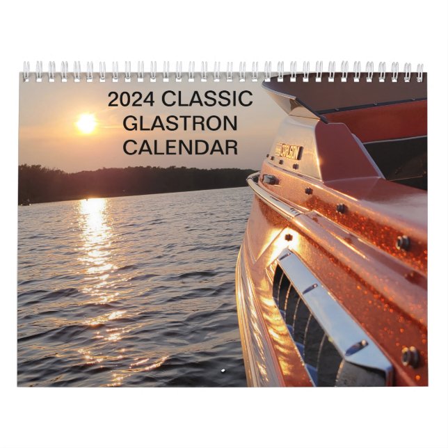 Kalender för Clasic Glastron 2024 (Omslag)