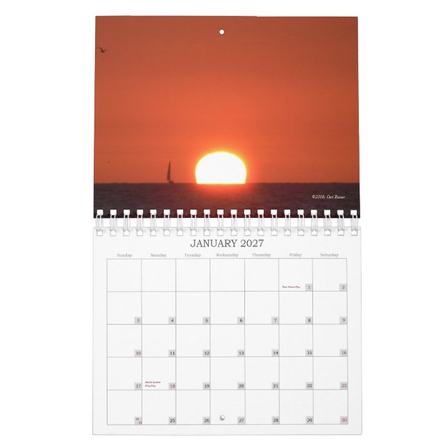 Kalender för Clearwater strand 2009 (Jan 2027)