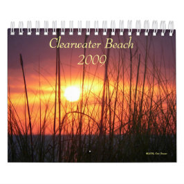 Kalender för Clearwater strand 2009