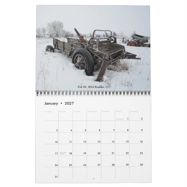 Kalender för ColtForney fotografi 2015 (Jan 2027)