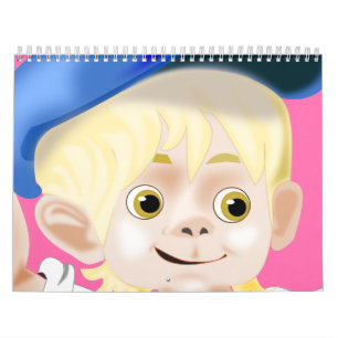 Kalender för Cute Kids Teckning