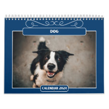 Kalender för Cute & Lycklig Hundar 2024