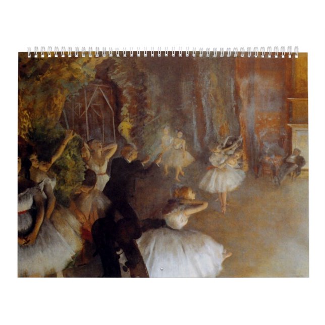 Kalender för Degas Ballet Dancers (Omslag)