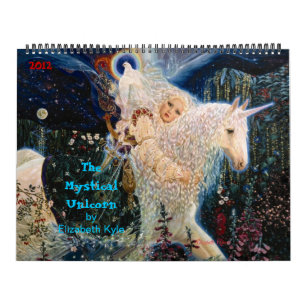 "Kalender för den mystiska unicornen" av Elizabet Kalender