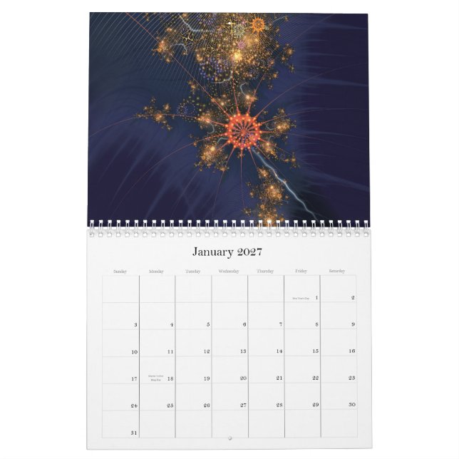 Kalender för Digital barock 2015 (Jan 2027)