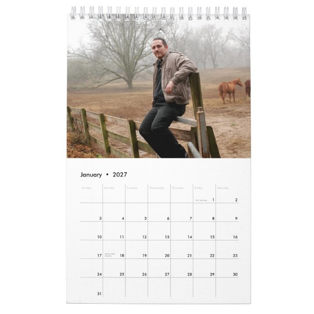 Kalender för Donald Norris Jrlantgård (Jan 2027)