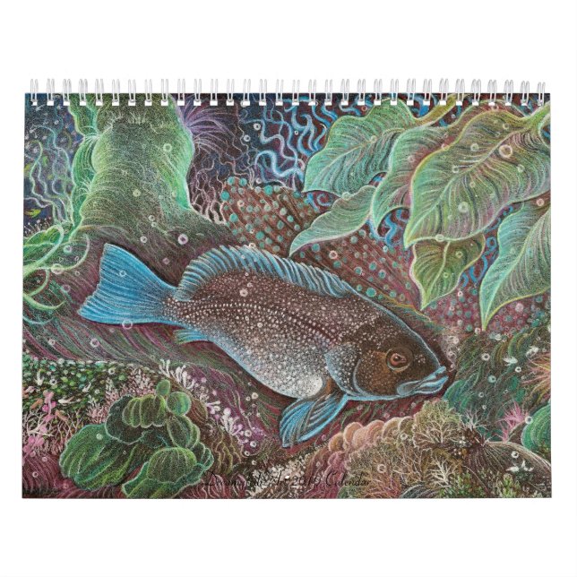 Kalender för Dreamyfish konst 2010 (Omslag)