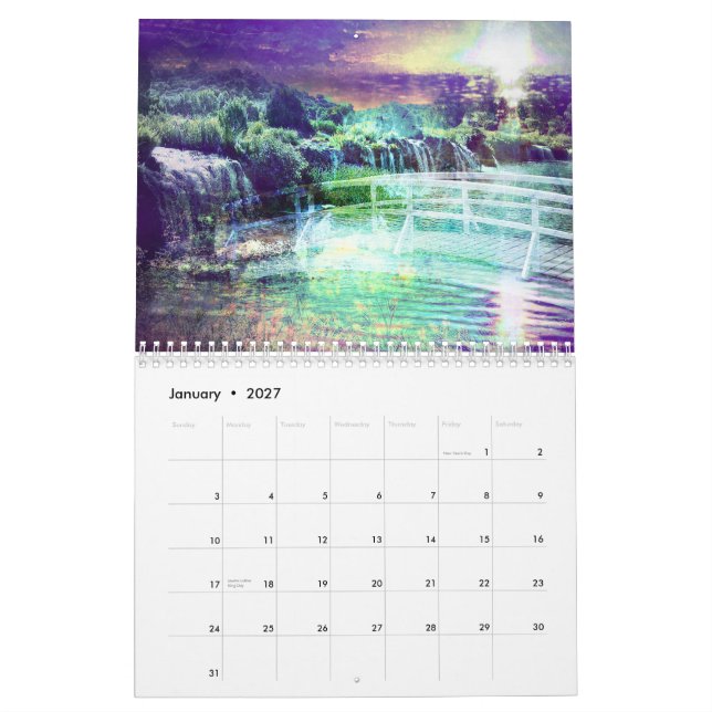 Kalender för Eden uttryck 2015 (Jan 2027)