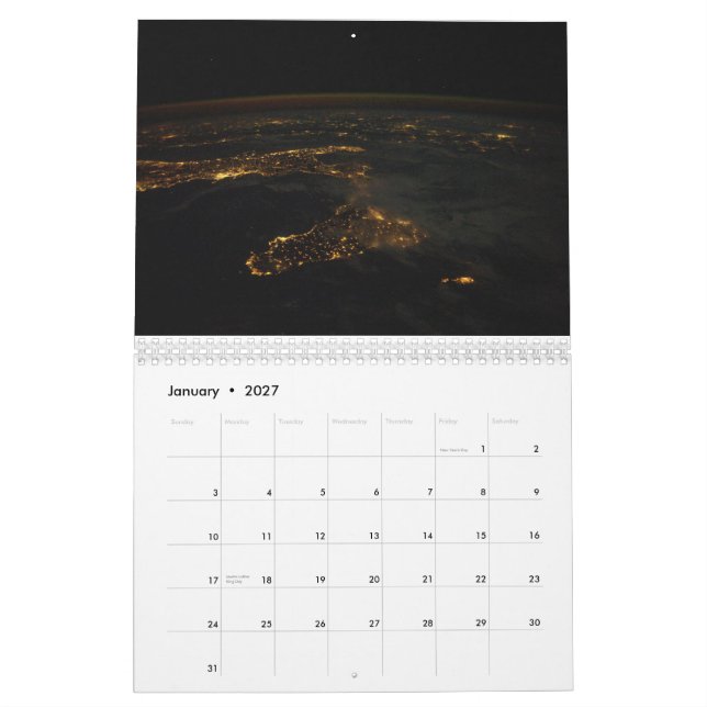Kalender för elplaneten (Jan 2027)
