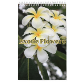 Kalender för Exotic Flowers Collection Showcase Wa