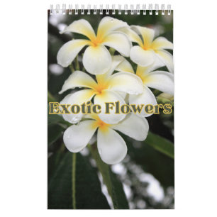 Kalender för Exotic Flowers Collection Showcase Wa