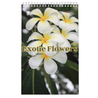 Kalender för Exotic Flowers Collection Showcase Wa