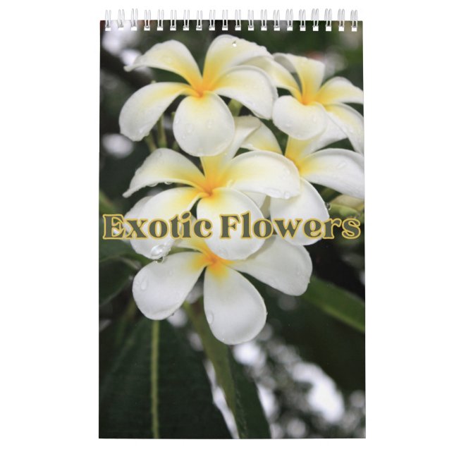 Kalender för Exotic Flowers Collection Showcase Wa (Omslag)