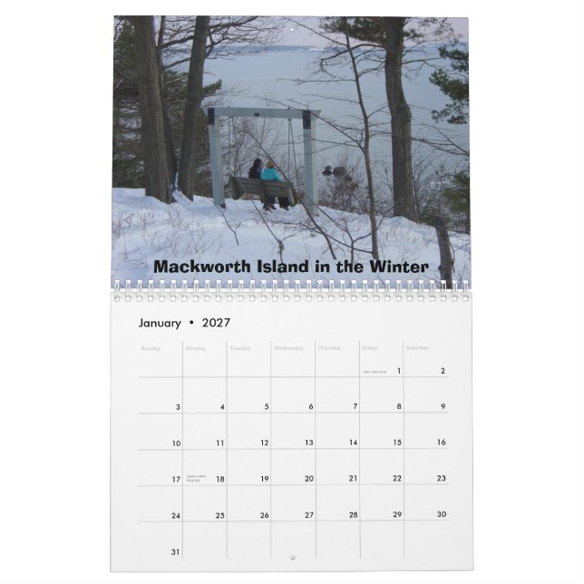 Kalender för Falmouth reklamblad 2012 (Jan 2027)