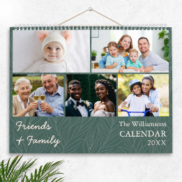 Kalender för Family and Friends Multi Photo Galler