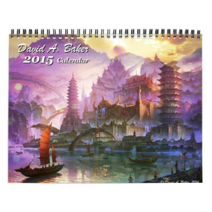 Kalender för Fanastic konst 2015 av David A.