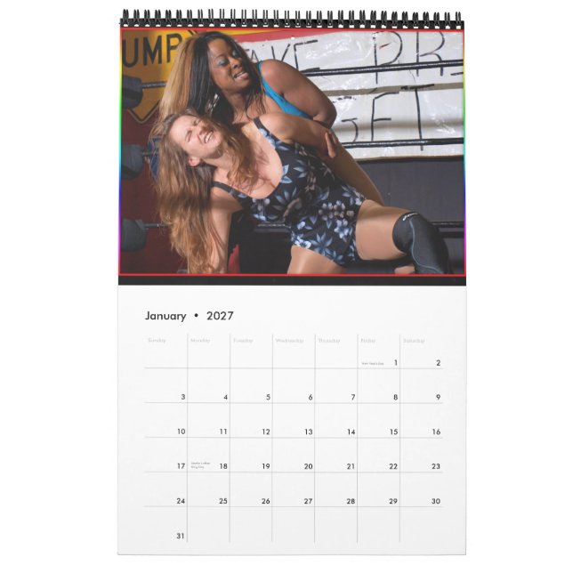 Kalender för fantasislagsmålflickor 2012 (Jan 2027)
